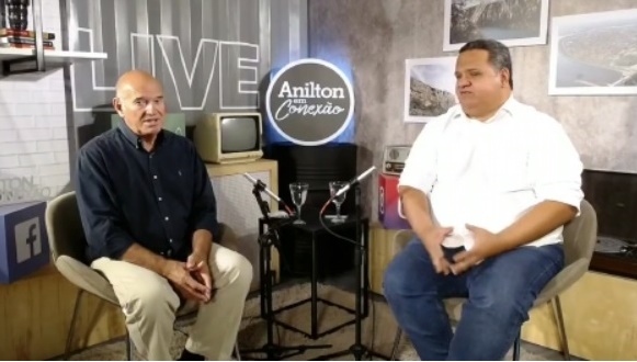Vice-prefeito FH diz em live que para o bem de Luiz de Deus, Anilton vencerá a eleição
