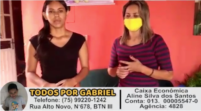 Paulo Afonso: Mãe faz campanha pelo filho de 6 anos com Linfonodos cervicais e Adenites mesentéricas