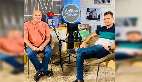 Anilton realiza live com arquiteto William Campos e debate é muito elogiado pelos internautas
