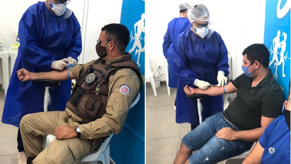 20º BPM: Policiais Militares de Paulo Afonso são testados para a Covid-19