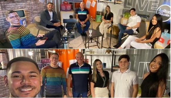 Anilton realiza escuta social via internet, com a Live “Fala juventude”