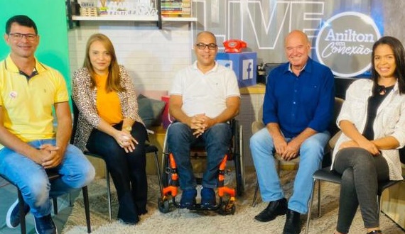 Anilton em Conexão: live destaca a importância de projetos para uma maior visibilidade das pessoas com deficiência