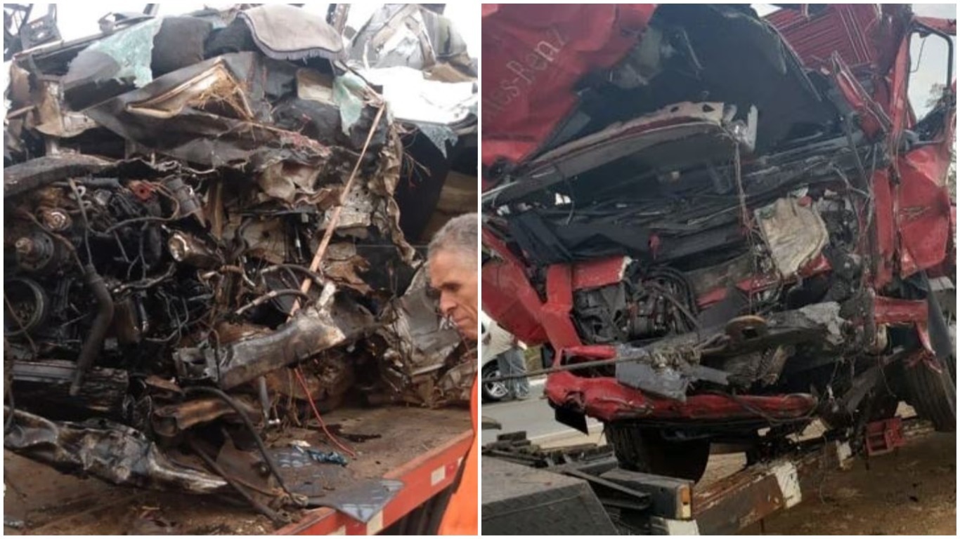 Tragédia na BR-365: 12 morrem e 1 fica ferido após van bater de frente com caminhão em MG