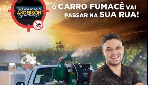 Anderson Gomes tem ofício atendido e comemora ação do carro fumacê em Paulo Afonso