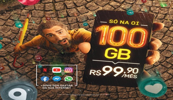 Black Friday da Oi-Telenew voltou e com muita internet. São 100 GB por R$ 99,90/mês; oferta por tempo limitado!