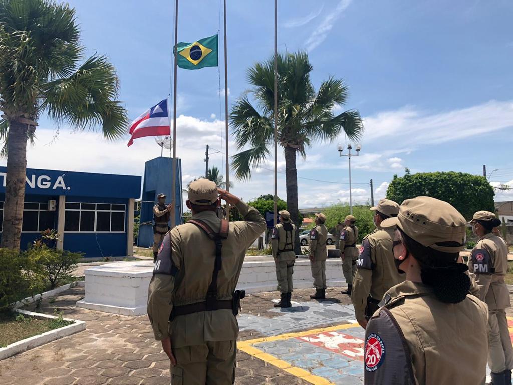 Paulo Afonso: 20º BPM realiza solenidade em comemoração ao Dia da Bandeira