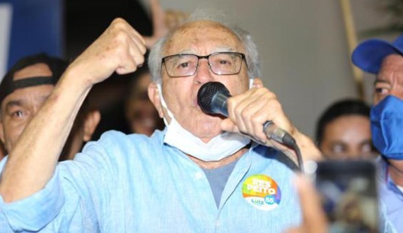 “Vou trabalhar ainda mais pela minha cidade”, afirma Luiz de Deus no discurso da vitória