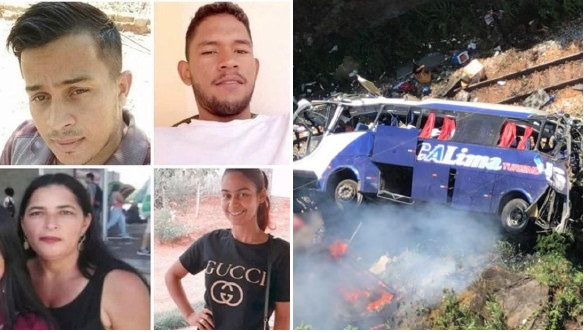Veja lista de 13 dos 18 mortos em acidente com ônibus de Mata Grande que caiu de viaduto em MG