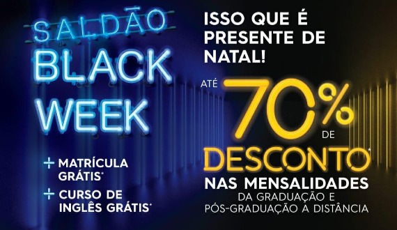 UNINTER: Descontos de até 70% nos mais de 400 cursos! Estude com quem entende de EAD de verdade!