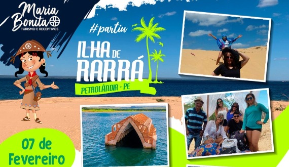 #Partiu Ilha de Rarrá! Maria Bonita Turismo leva você a um dos lugares mais incríveis do Sertão! (Dia 7/2)