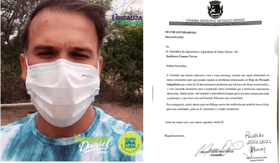 Marconi Daniel: sem água, famílias do Povoado Salgadinho que dependem de poço artesiano clamam por socorro