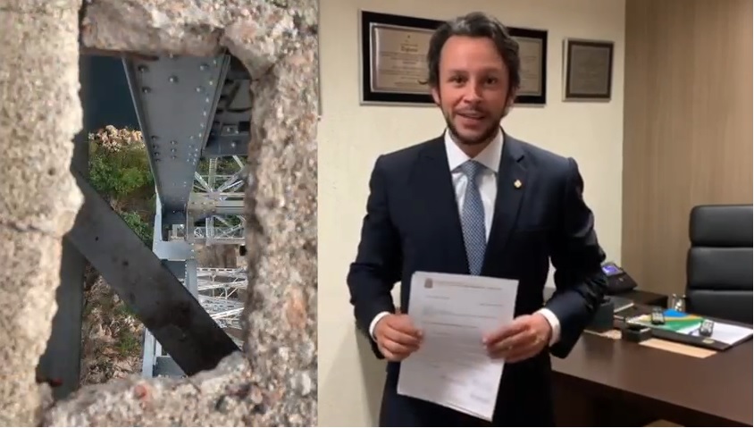 Após ofícios do deputado Negromonte Júnior, DNIT garante solução para os buracos da Ponte Metálica