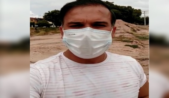 Marconi Daniel cobra obra de pista de bicicross e denuncia descaso da Prefeitura com o esporte local