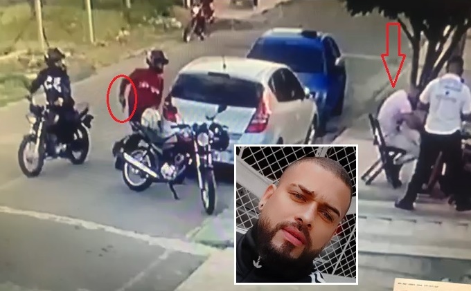 Vídeo mostra momento em que empresário é morto em Paulo Afonso; moto foi apreendida