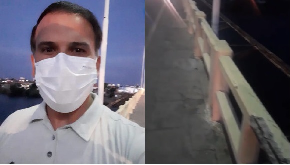 Marconi Daniel requisita ampliação do guarda-corpo e da calçada em ponte de Paulo Afonso