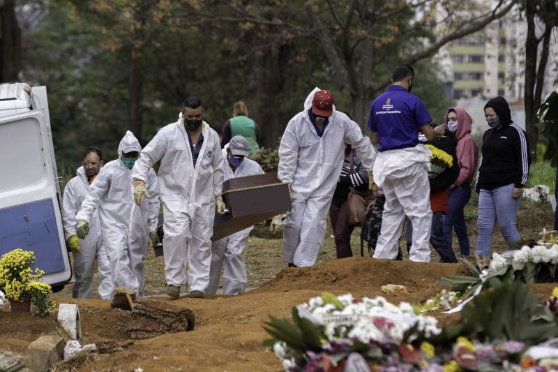 Dia mais letal: Brasil registra pela 1ª vez mais de 3 mil mortes por Covid-19 em 24h