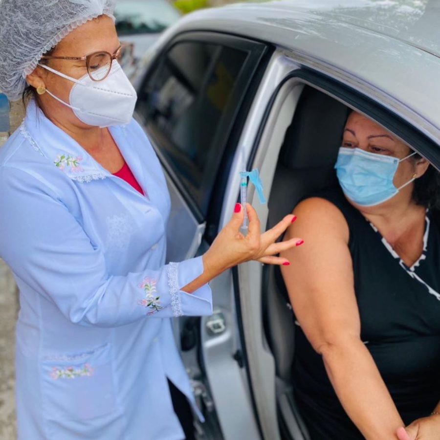 Mais uma etapa de vacinação da 2ª dose da Coronavac e Astrazeneca acontece nesta quarta (21)