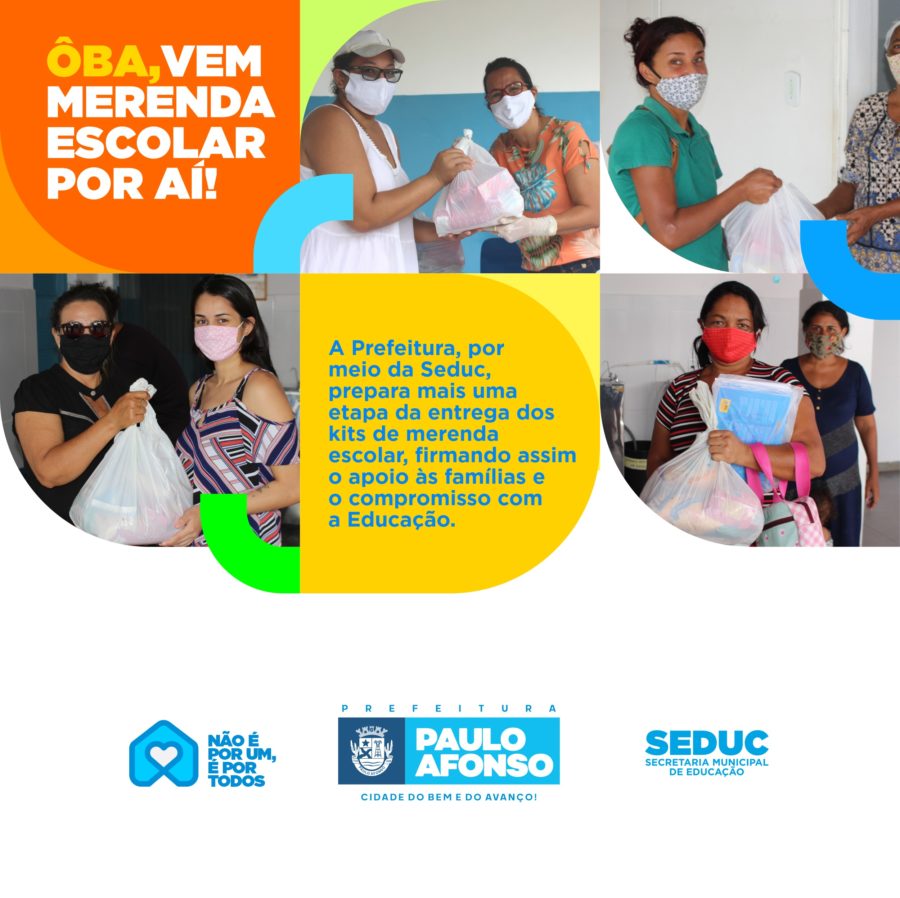 Secretaria de Educação prepara nova etapa de entrega de kits de merenda escolar