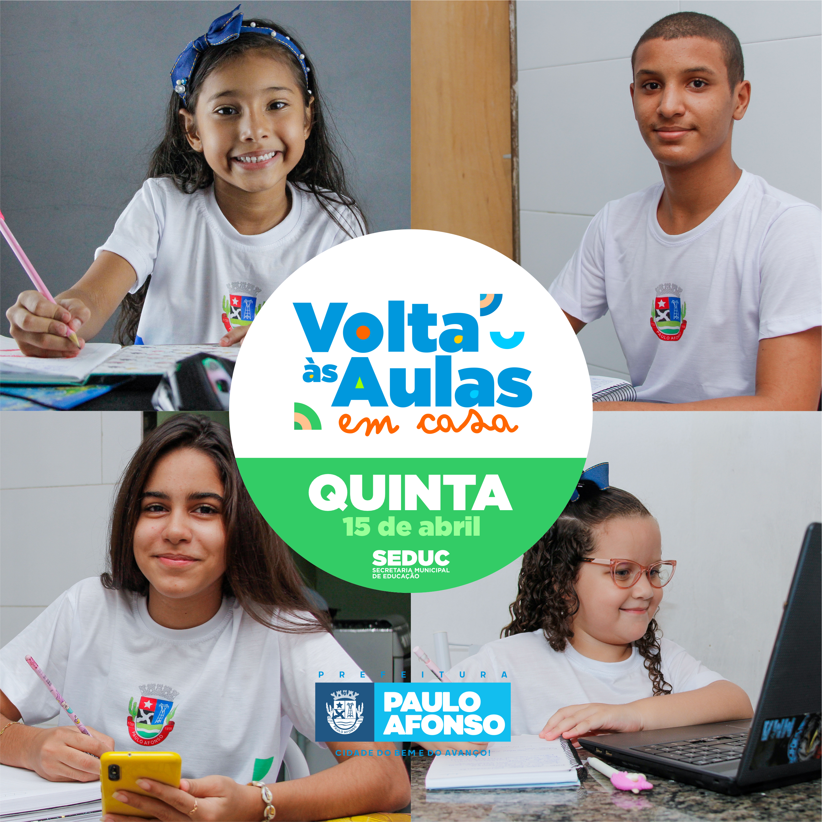 Aulas on-line da rede municipal de ensino retornam nesta quinta (15) para o ano letivo 2021
