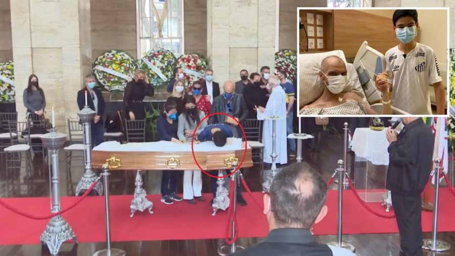 Tomás, filho de 15 anos, foi o fiel escudeiro de Bruno Covas nos últimos meses