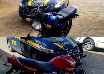 Tucano: PRF recupera na BR-116 duas motocicletas roubadas
