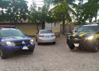 Guarda Municipal recupera carro com restrição de furto estacionado no pátio do Parque de Exposições