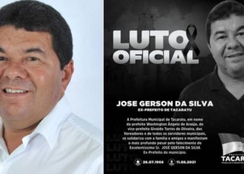 Morre aos 65 anos, vítima de acidente, José Gerson, ex-prefeito de Tacaratu (PE)