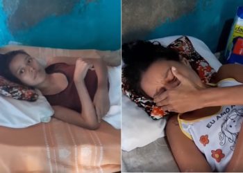 História de Jaciane de  25 anos, doente e sem alimentos, comove população de Paulo Afonso