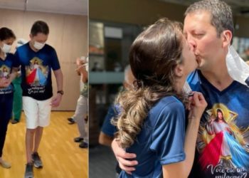 “Sou um milagre e estou aqui” – médico Henrique Coelho deixa clínica de reabilitação caminhando