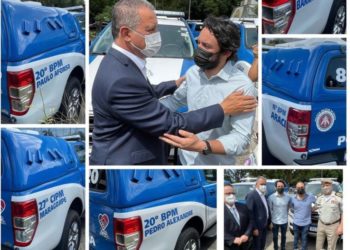 Mário Negromonte Jr. entrega viaturas da PM para Paulo Afonso e outros municípios conquistadas com emenda parlamentar