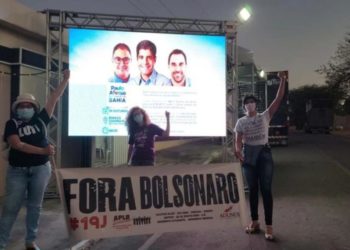 Paulo Afonso – No evento de Mário Galinho com ACM Neto teve protesto com “Fora Bolsonaro”