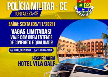 Vai fazer o Concurso da PM do Ceará? Então, viaje com LN Cursos e Concursos! (VAGAS LIMITADAS)
