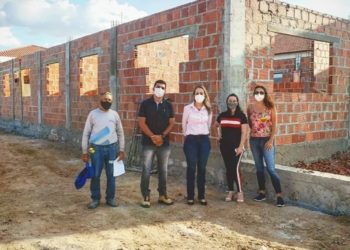 Secretaria de Desenvolvimento Social visita obra do abrigo para criança e adolescente