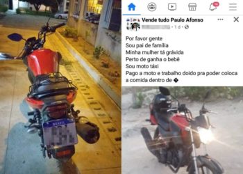 Polícia Civil recupera moto roubada de mototaxista que está com esposa grávida de 8 meses
