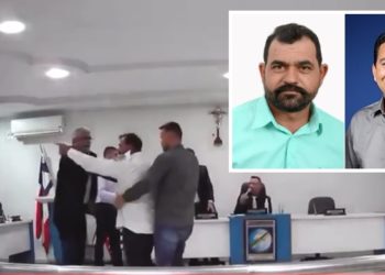 Vereadores de Jeremoabo-BA trocam insultos e partem para briga, mas são contidos; veja vídeos