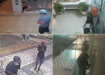 Câmeras mostram série de arrombamentos a estabelecimentos nas últimas madrugadas em Paulo Afonso