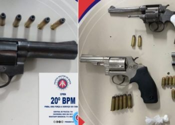 Polícia Militar apreende armas de fogo e prende suspeitos em Paulo Afonso
