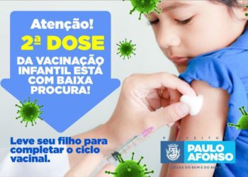 Vacina infantil em PA: aplicação da 2ª dose da Pfizer e Coronavac/Butantan será neste sábado (2)