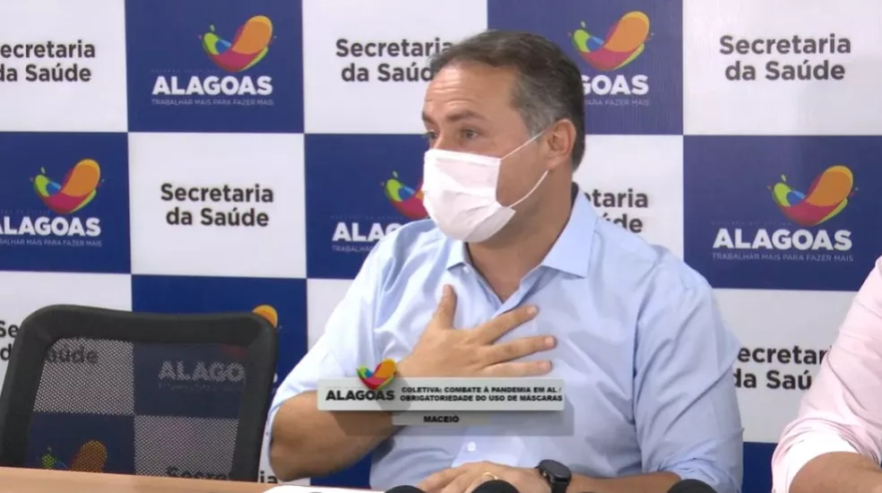 Governo de Alagoas desobriga uso de máscaras em locais abertos e deixa decisão sobre locais fechados a critério de cada prefeitura