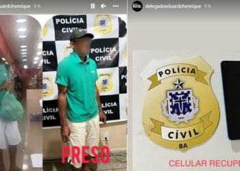 “O bonitinho acaba de ser preso”, diz delegado após localizar ladrão de celular em Paulo Afonso