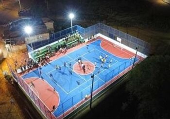 Prefeito David Cavalcanti inaugura requalificação de quadra e entrega materiais esportivos à comunidade do Chico Correia