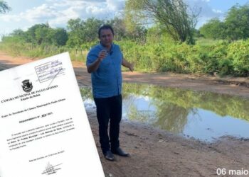 Vereador Valmir Rocha cobra passagem molhada entre o Riacho e Alto da Espora na área rural: “Solicitamos já faz um ano”