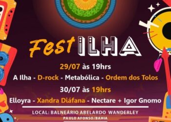 Fest Ilha e apresentação dos Corais da Chesf acontecem nos dias 29 e 30, no Parque Balneário Abelardo Wanderley