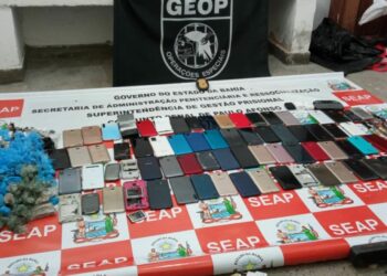 Cerca de 70 celulares, cocaína e maconha são apreendidos no presídio regional de Paulo Afonso
