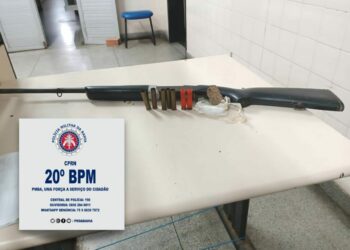 20º Batalhão da PM apreende arma de fogo e drogas em Paulo Afonso-BA