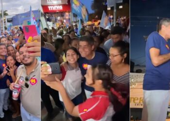 Em busca de votos, ACM Neto faz caminhada em Paulo Afonso, e diz: “De virada é muito mais gostoso!” (ASSISTA)