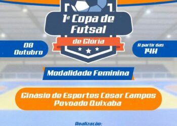 Prefeitura Municipal de Glória promove 1ª Copa Glória de Futsal Feminino no Distrito Quixaba