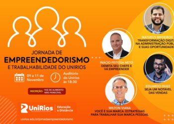 Jornada de Empreendedorismo e Trabalhabilidade, está imperdível. Faça já a sua inscrição!