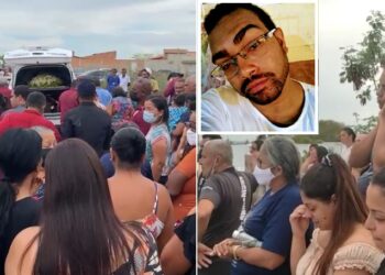 Homenagens, lágrimas e música marcam despedida de Gustavo Araújo, na Barragem Leste