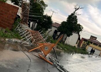 Moradores de Delmiro Gouveia continuam sem o sinal da TV Gazeta devido a queda de torre